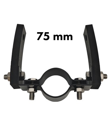 ferrures support de tube d'échappement (sangle de 75 mm)  - Traction 11 cv