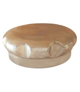 Bouchon de radiateur adaptable à visser Ø intérieur 58 mm filetage à gauche finition nickelée