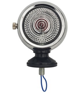 feux clignotant Grebel noir – verre blanc