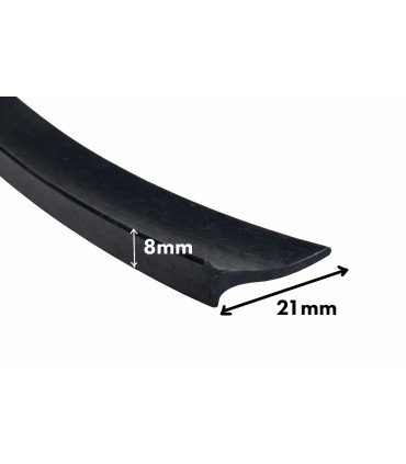 joint cadre de pare-brise au mètre (profil "T") - C4 / C6 / Torpedo...