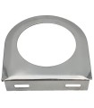 support plat thermomètre chromé - 1 trou - ø 52mm