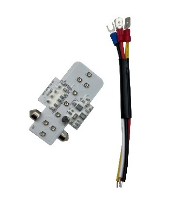 ampoule navette feux arrière Traction LED 6-12V - blanche - la paire