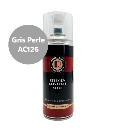 bombe de peinture gris perle carrosserie AC126 - Traction (400 ML)