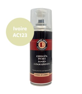 bombe de peinture ivoire jantes/enjoliveurs AC123 - Traction (400 ML)