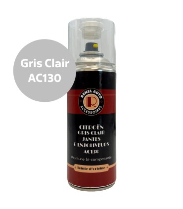bombe de peinture gris clair jantes/enjoliveurs AC130 - Traction (400 ML)