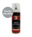bombe de peinture gris alu bloc moteur RAL 9006 - Traction (400 ML)