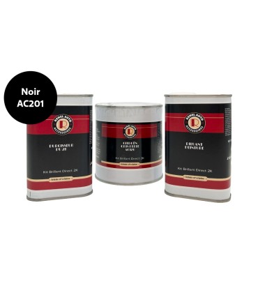 pot de peinture noir carrosserie AC201 - Traction (500 ML)