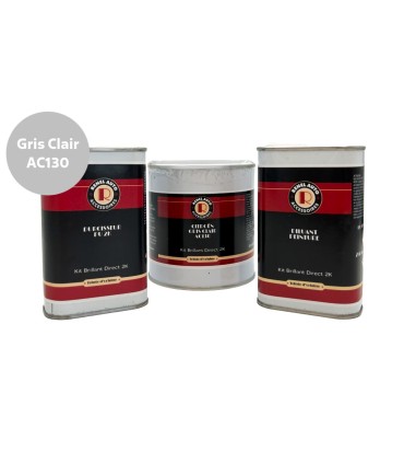 pot de peinture gris clair carrosserie AC130 - Traction (500 ML)