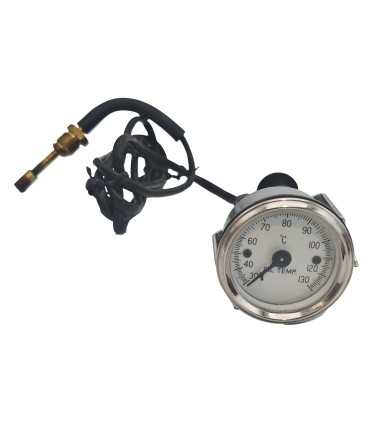 température d'huile mécanique - avec sonde longueur 1m80 - diamètre 52 mm - fond blanc - le kit