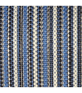 Tissu rayé bleu pour Renault 4CV