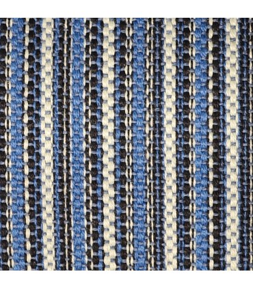 tissus rayé bleu vendu au mètre - 4CV