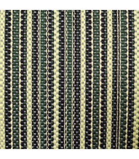 Tissu rayé vert pour Renault 4CV