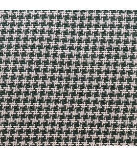 tissu pied de poule vert au mètre - 2CV