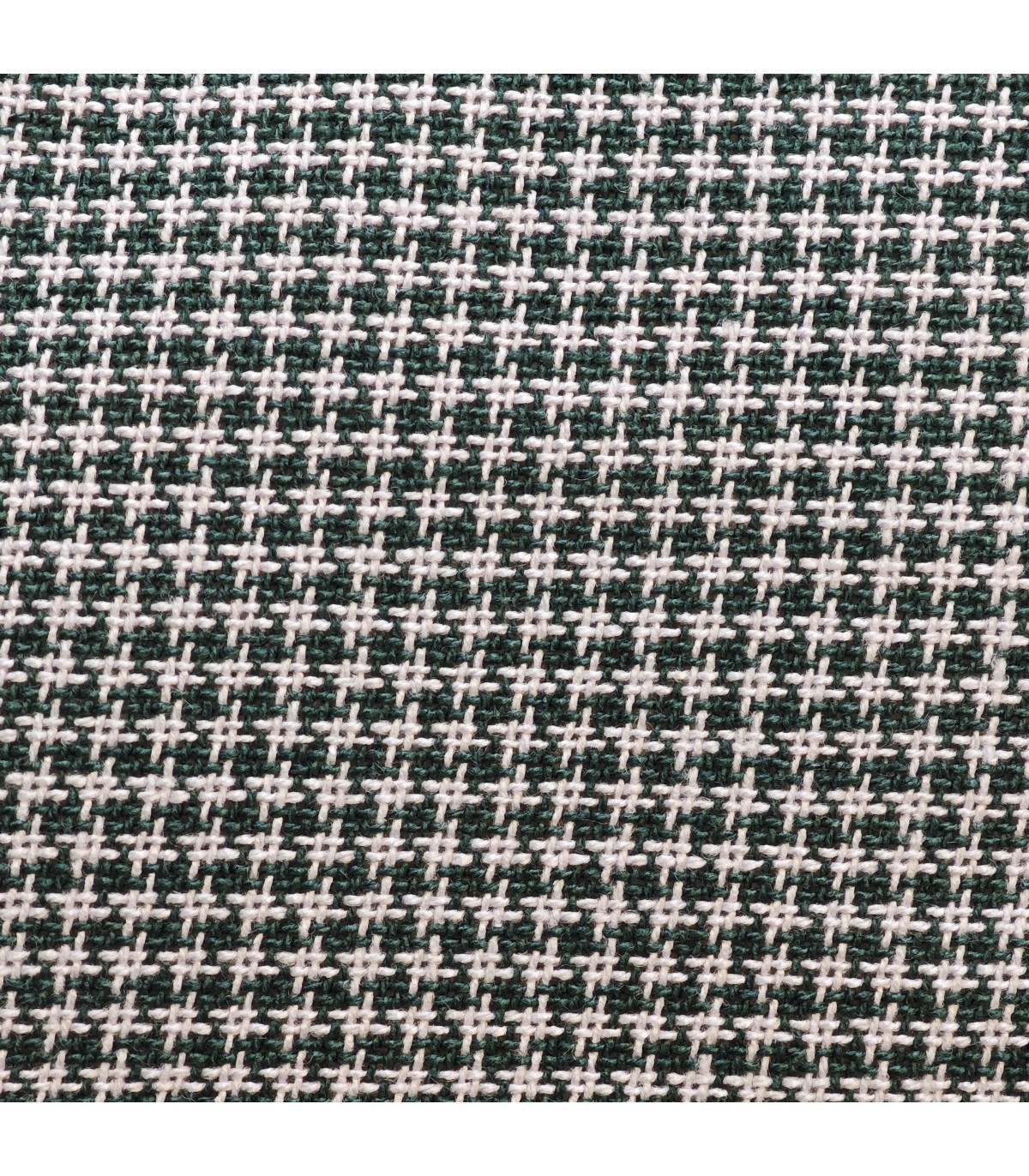 Tissu pied-de-poule vert au mètre pour Citroën 2CV