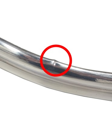 (Défaut -50%) moyenne moustache de calandre (sans agrafes) - 4CV 2ème modèle