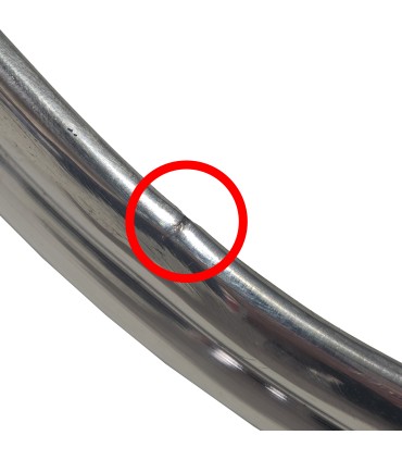 (Défaut -50%) grande moustache de calandre (sans agrafes) - 4CV 2ème modèle
