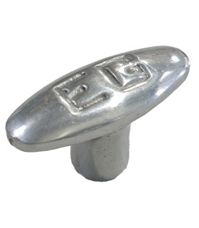 Bouton essuie-glace chromé seul - Traction