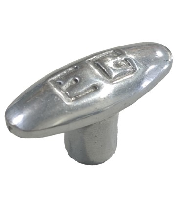 Bouton essuie-glace chromé seul - Traction