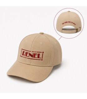 Casquette RENEL 80 ans de la 4CV - beige