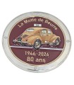 Ecusson commémoratif 80 ans RENAULT 4CV