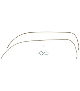 kit jonc de calandre avec agrafes - Traction 11B & 15/6