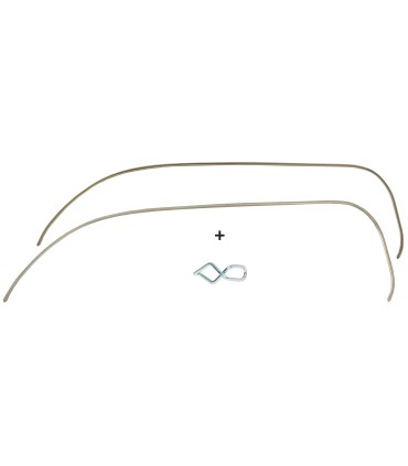 kit jonc de calandre avec agrafes - Traction 11B & 15/6