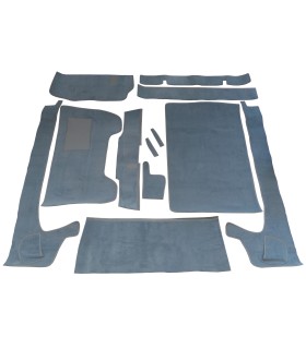 kit moquette intérieur GRISE - Traction11 B / 15 six après 1952