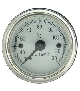 température d'huile mécanique - avec sonde longueur 1m80 - diamètre 52 mm - fond blanc - le kit