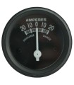 ampèremètre - diamètre 52 mm - fond noir - 6v ou 12v - la pièce