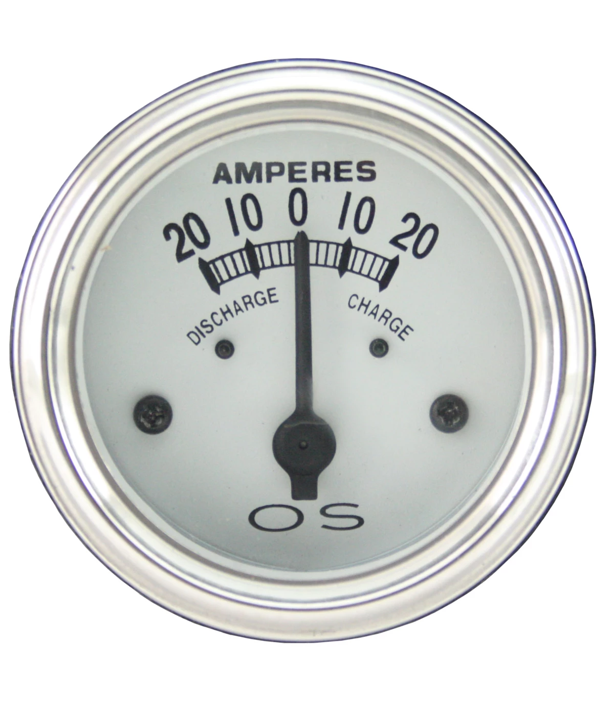 ampèremètre - diamètre 52 mm - beige - 6v ou 12v - la pièce