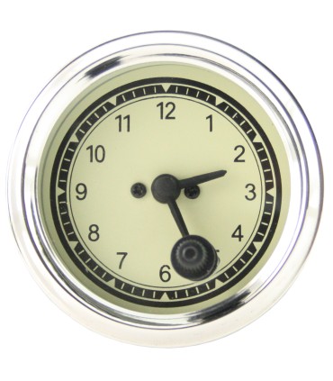 montre diamètre 60 mm - 6/12/24V - fond beige